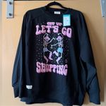 Simply Southern  Let’s Go Shopping Graphic Long Sleeve Crewneck Sweatshirt Size L Photo 2