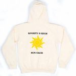 Sporty and Rich Beige Sun Club Hoodie Yellow Size M Photo 0