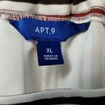 Apt. 9  White Navy Striped Super Sift Pull On Crops Size XL Photo 6