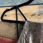 Bebe Black Jumpsuit With Gold Sequins Size 4 Photo 3