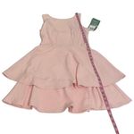 B. Smart NWT Blush Light Pink Sleeveless Tiered Fit and Flare Party Dress New Photo 3