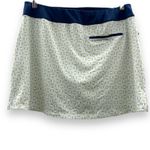 Adidas Yellow White & Indigo Blue Geometric Printed Golf Tennis Skort Sz XL Photo 2