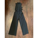 EXPRESS  Belted Black Minimalist Jumpsuit Size XS Photo 1