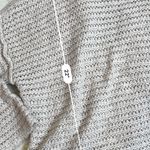 Aerie Beige Open Knit Turtleneck Sweater Photo 2