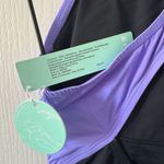 Beautikini Period One Piece Leakproof Swimsuit Racerback Black Purple XL NWT Photo 8