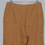 Reformation Justin Linen Pant in Barley Cropped High Rise Slim 10 New Photo 4