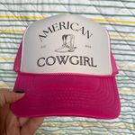 American Cowgirl Trucker Hat Pink Photo 0