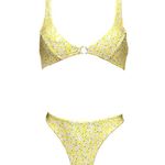 Lahana swim 2-PC Goldie Top & Gigi Bottom, Floral, XS Photo 7