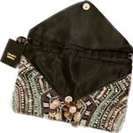 Clements Ribeiro All Over Beaded Clutch/ Crossbody Purse Green Photo 1