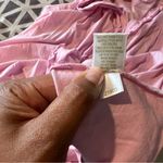 Garnet Hill  Cotton Button Front Sleeveless‎ Pink Ruffle Trim Blouse Size XL Photo 6