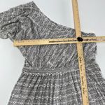 Drew Maeve Jumpsuit Womens Medium Black White Jamie One Shoulder Wide Leg Anthro Photo 8