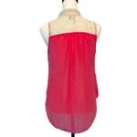 Heart soul  Sleeveless Top Size Small Pink White Photo 1