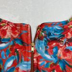 Romeo + Juliet Couture Crewneck Tropical Print Quilted Scuba Mini Dress Size Med Photo 4