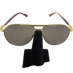 Gucci 59 MM Slim Metallic Frames Contrast Temples Classic Aviator Sunglasses Photo 0