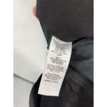 Frame Pleated Black Leather High Rise Straight Leg Pants Size 0 NWT Photo 8