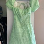 ZARA green and white  mini dress Photo 0