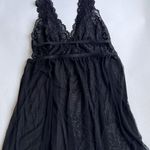 Oh là là Chéri Nora Mesh and Lace Empire Babydoll black size s/m Photo 1