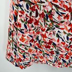 Molly Bracken Jacket Size Large NWT Lightweight Woven Floral Offwhite Field Photo 7