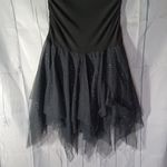Taboo  vintage strapless black dress with Sparkles Photo 6