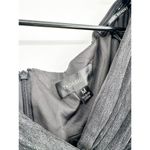 Tadashi Shoji Ellery Draped Metallic Jersey Gown in Black Photo 6