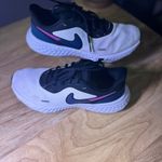 Nike  Women's White, Black, and Purple Athletic Shoes Photo 3