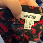 Moschino SILK FLORAL TIE NECK BLOUSE Photo 2