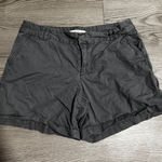 Loft Gray Everyday Casual Shorts Cuffed Hem Pockets Womens Summer Fall Work 8 Photo 0