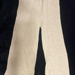 light brown baggy pants with vertical stripe design. Tan Photo 0
