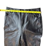 White Fox Boutique White Fox Size M Straight Leg Faux Leather Pant Black Going Out Edgy Alternative Photo 6