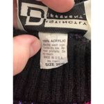 Vintage 90s distinctly different sweater black plus size 20w glitter pink long Purple Photo 3