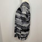 Nicole Miller  mesh blouse.  Size Large.  Gathered elastic waist band. Photo 1