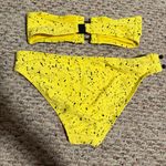 Proenza Schouler Splatter Print Barbell Swim Set Yellow- Size XS Photo 7