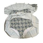 BloomChic Blue and White Floral Plus Size Swim Dress sz 26 Photo 2