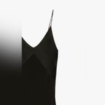 ZARA  Narciso Rodríguez Black Christmas Maxi V-Neck Silk Blend Slip Dress Sz M Photo 10