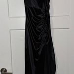 Popular 21 Black slit gown Photo 0