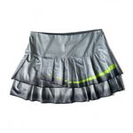 Lucky In Love Scalloped Pleated Skirt Size M Gray Size M Photo 2