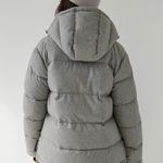 Aritzia TNA The Super Puff Jacket Wool Tech Heather Athletic Grey S Photo 2