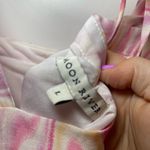 Moon River ๐VGUC Retro Print Swirl Puff Sleeve Baby Doll Top Size L Photo 4