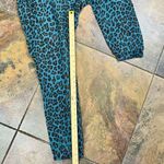 Young Fabulous and Broke Young, Fabulous & Broke Blue Leopard Martino Joggers Pants Medium Photo 3