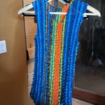 NWOT Vintage Younique Popcorn Bubble Top Y2k 90s 80s Top OSFM Blue Size undefined Photo 2