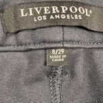 Liverpool Los Angeles Jacqueline Skinny Pant Ponte Dark Night Size 8 29” Waist Gray Photo 7