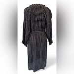 Anthropologie NWT  Maeve Navy and White Sara Smocked Shirtdress Photo 5