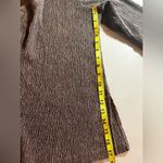 Rafael Woman Abstract Seersucker Ribbed open cardigan size 1X brown Photo 7