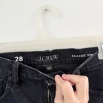 J.Crew  Classic Straight Jean in Washed Black Sz 28 Photo 3