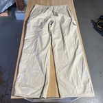 Sundance women’s beige wide leg baggy cargo pants 100% cotton size 12 EUC Tan Photo 4