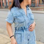 South Boutique Denim Romper  Photo 0