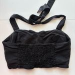 Reformation  women’s‎ size 0 Black Halter Crop Top Photo 4