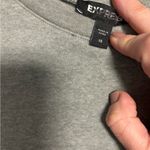 EXPRESS  Size XS Oversized NWT Ruffle Long Sleeve Sweat Shirt Dress Photo 3