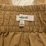 Madewell  Pull-On Wide-Leg Pants in Signature Poplin in Seed Khaki Small Photo 5