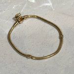 Pandora RARE! Authentic Solid 14K Gold (585) Charm Bracelet-18.55 Grams - 7.5 In Photo 12